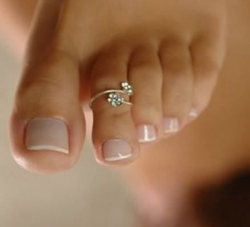 simple toe nail art