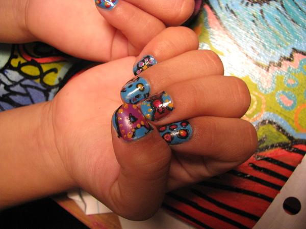decoracion de uñas para niñas con dibujos