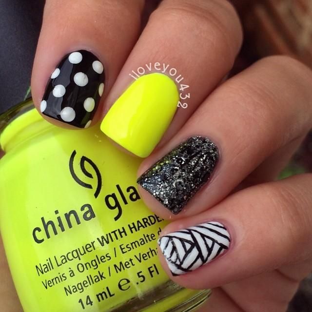 Uñas de neon ~ Los colores pueden ser aún más brillantes