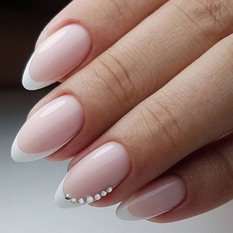 Uñas Con Piedras Sencillas (9)