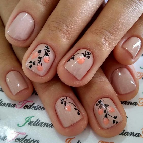 Uñas Cortas Decoradas (7)