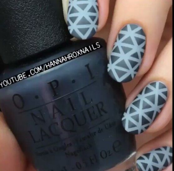 Formas geometricas en uñas
