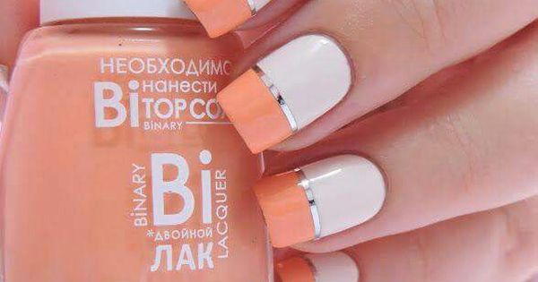 Uñas Decoradas Con Cintillas Plateadas (4)