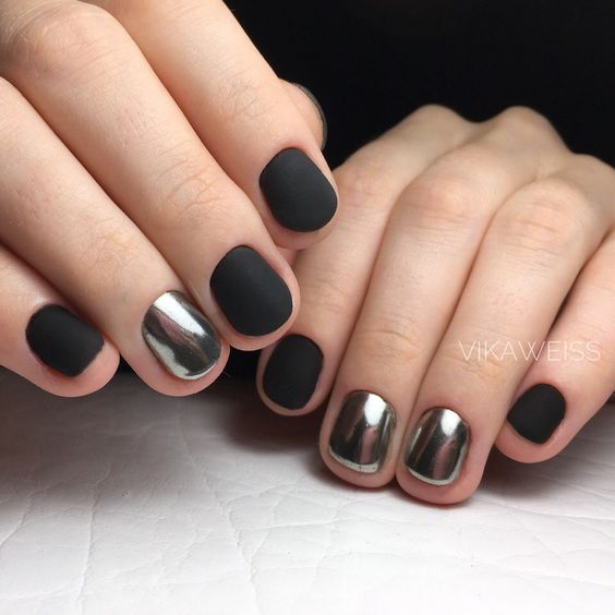 Uñas Metalizadas Plata (3)